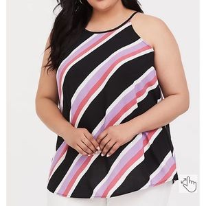 Torrid Striped Goddess Tank Top